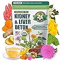 Ovida Dandelion Wolfberry Tea - Natural Kidneys & Liver Health Tea, Organic Herbal Tea with Milk Thistle, Turmeric & Goji Berry, Seven Herbal