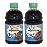 Nature Blessed 100% Pure Tart Cherry Concentrate - 2 Quarts (Two 32oz Bottles), Refreshing by itself or in Smoothie, All Natural, No added Sugar or