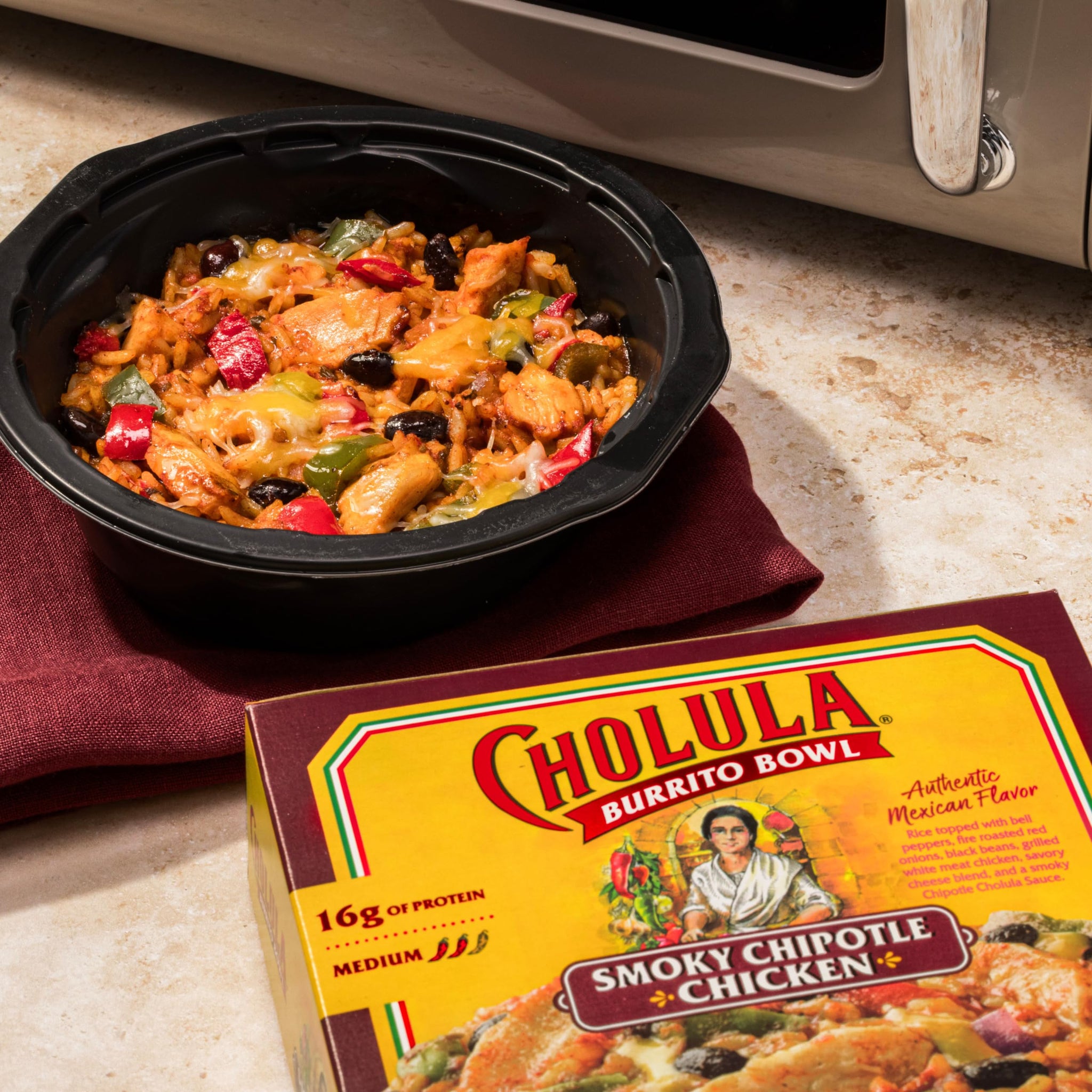 Cholula Smoky Chipotle Chicken Burrito Bowl, 9 oz