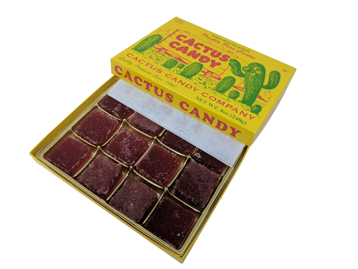 Cactus Candy Company 1/2 LB Box Arizona Prickly Pear Cactus Candy