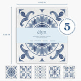 ELYN Swedish Dishcloths, Reusable & Washable Sponge Cloths, Absorbent Cleaning Paper Towels for Kitchen, Dishes, Counters and More, 5 Pack, Assorted