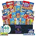 Halloween Snack Box (40 Piece Variety Gift Basket Care Package) Peanuts, Candy, Chips, Granola Bars & More - The Care Crate Co.
