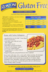 Ronzoni Gluten Free Penne Rigate Pasta (Case of 8)