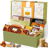 Broadway Basketeers Happy Birthday Gift Box - Gourmet Delight - Curated Snack Box - Sweet and Savory Treats for Parties - Birthday Presents for Women