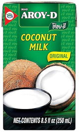 Aroy-D Coconut Milk 8.5 Fl Oz, Pack of 6