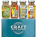Craft Spice Blends Happy Hour Seasoning 4-Pack Gift Set - Top Shelf Spices Raising the Bar on Flavor - Spice Blends for Beef, Chicken, Fish and More