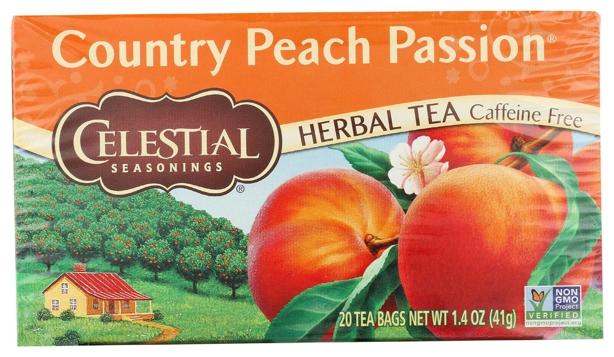 Celestial Seasonings Natural Herb Tea, Country Peach Passion, 20 ct