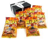 RIPS Rainbow Licorice, 4 oz Bags in a BlackTie Box (Pack of 6)
