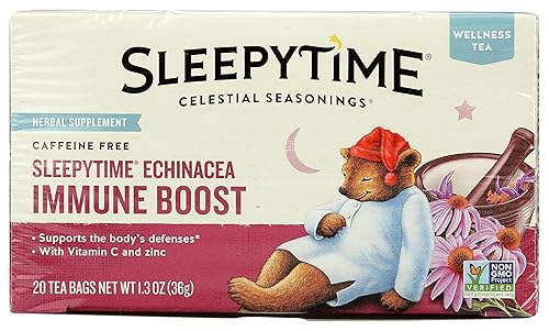 Celestial Seasonings Wellness Tea, Sleepytime Echinacea Complete Care, 20 Count Box