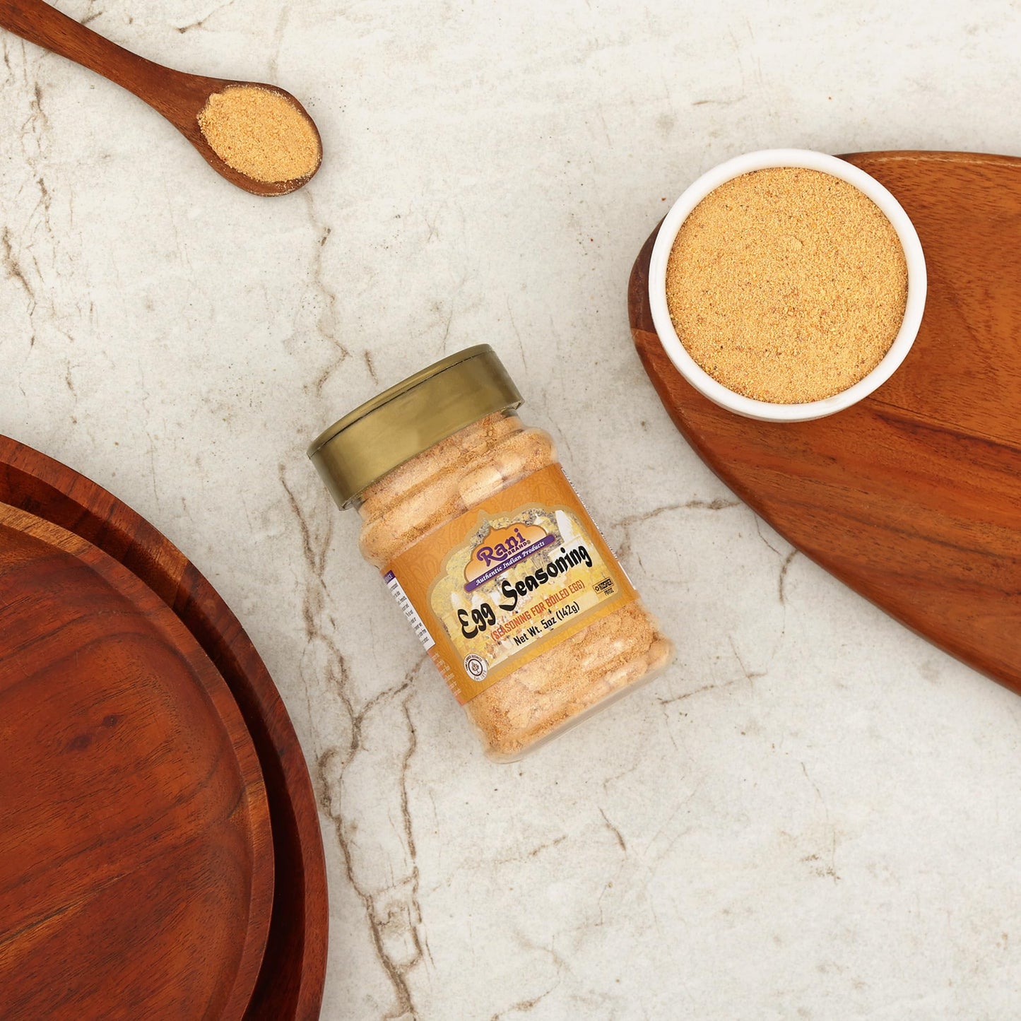 Rani Egg Seasoning (Seasoning for Boiled Egg) 5oz (141g) PET Jar ~ Shaker Top For Your Eggs or Tofu Scramble | All Natural | Vegan | Gluten Friendly |