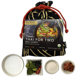 Verve Culture Thai for Two - Organic Thai Curry Cooking Sampler Kit | USDA Organic, Vegan, Gluten-Free | Made in Thailand