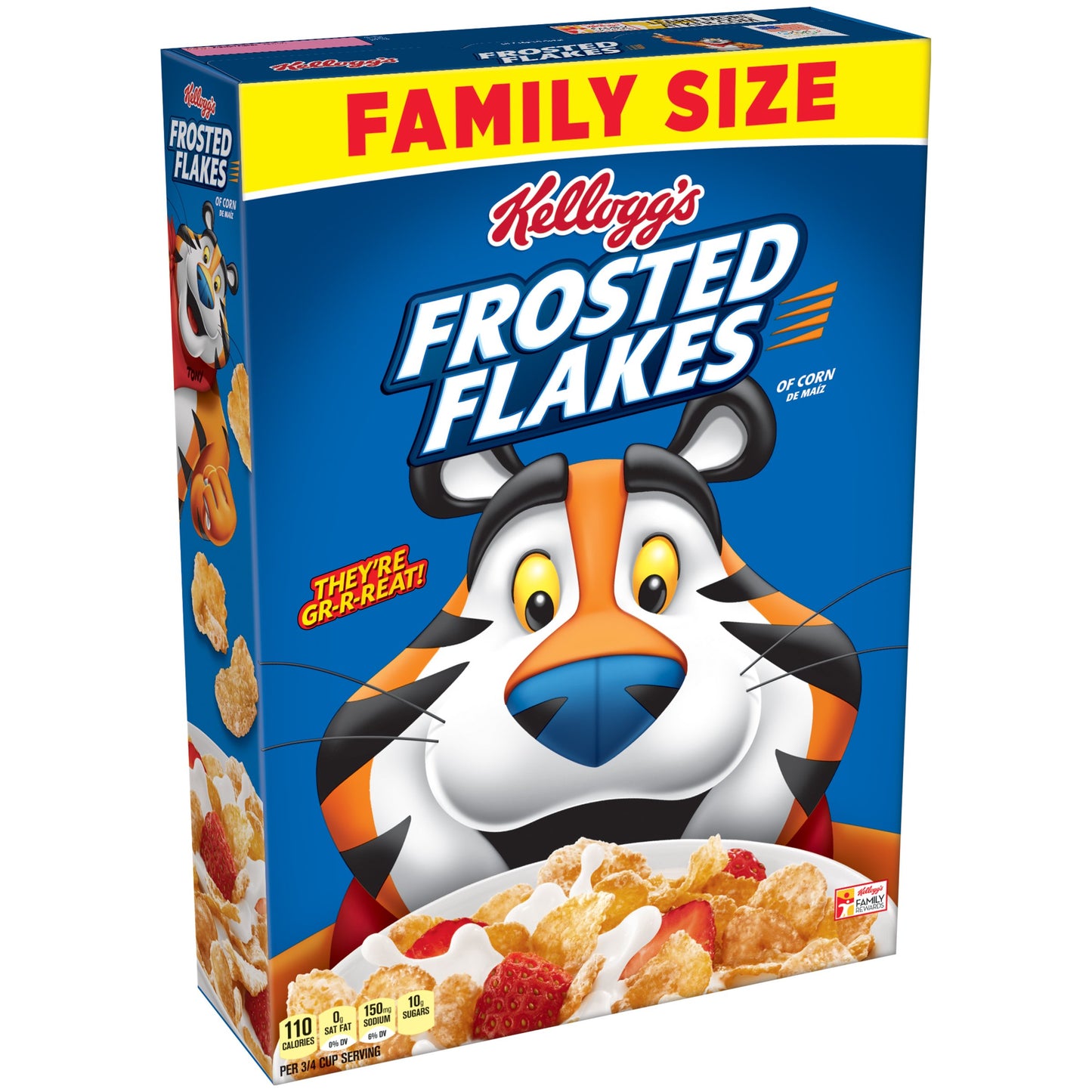 (Discontinue by Manufacture r)Kellogg's Frosted Flakes Breakfast Cereal, Family Size, 26.8 Ounce Box