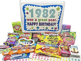 RETRO CANDY YUM ~ 1982 44th Birthday Gift Box of Nostalgic Candy from Childhood for 44 Year Old Man or Woman Born 1982