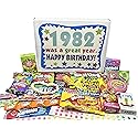 RETRO CANDY YUM ~ 1982 44th Birthday Gift Box of Nostalgic Candy from Childhood for 44 Year Old Man or Woman Born 1982