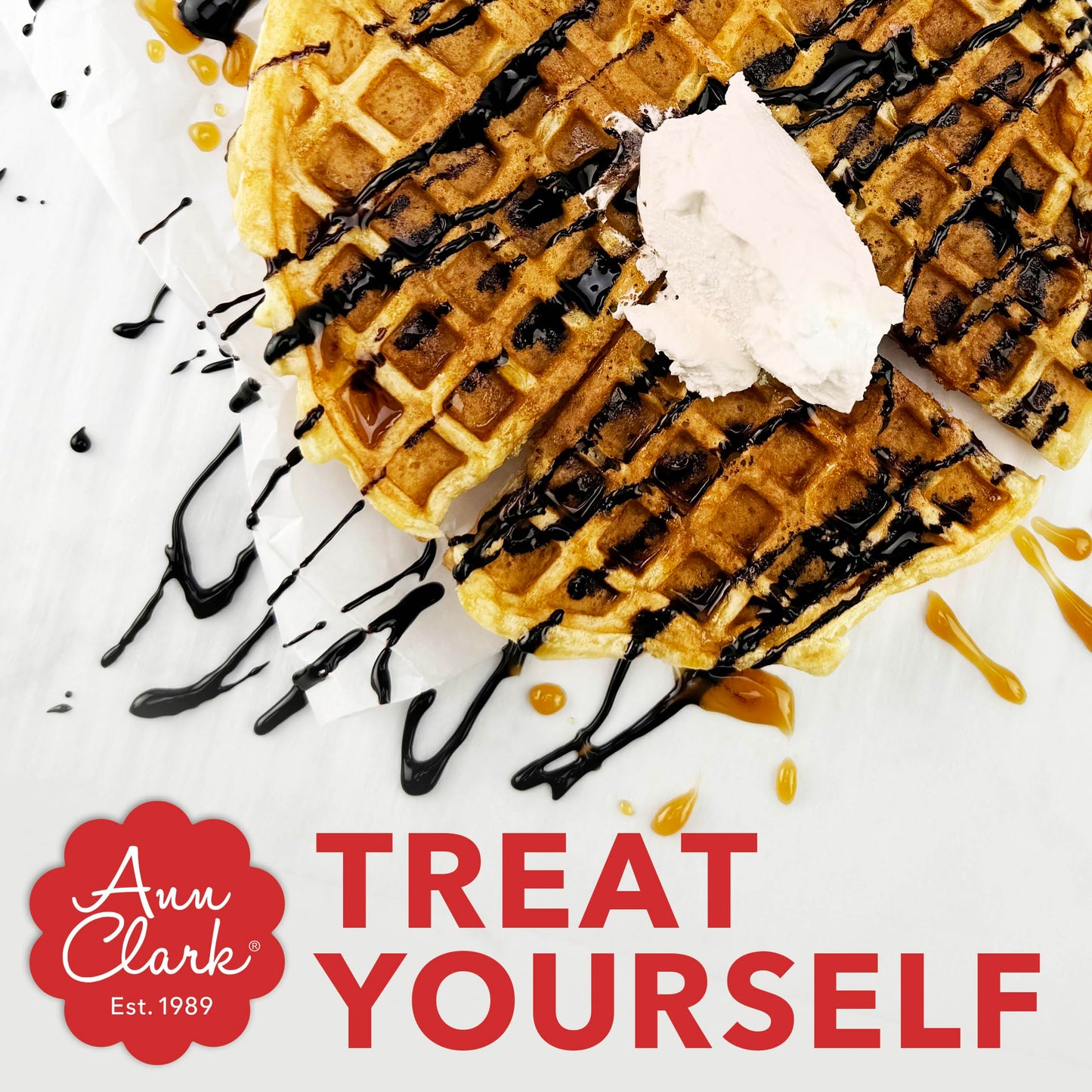 Ann Clark Gourmet Belgian Waffle Mix, 16 oz. Made in USA