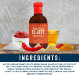 PS Seasoning El Jefe Adobo BBQ Taco Sauce - Smoky Chipotle Sauce for Marinade, Dip, and Topping- Great for Tacos, Fajitas, Carnitas, Chicken and more