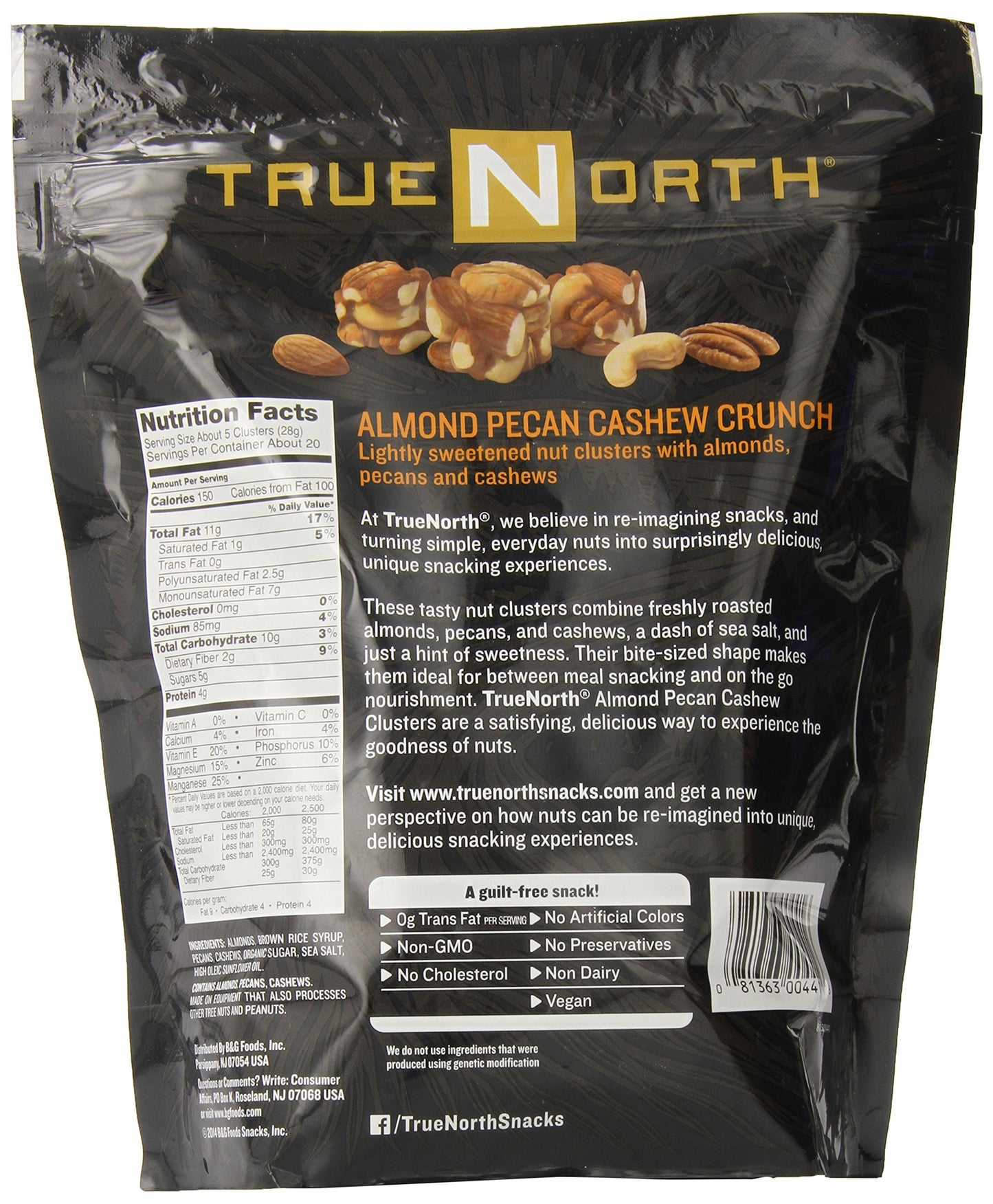 True North Almond Pecan Cashew Clusters 20oz (567g)
