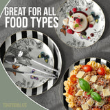 Trendables Floral Paper Plates 8.5 Inch & 10.5 Inch 40 Pcs Dinner Plate Set Fancy Disposable Plates for Party for 20 Guests 20 X 8 & 20 X 10 Large
