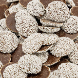 Dark Chocolate Nonpareils, Bulk Size (1 lb. Resealable Zip Lock Stand Up Bag)