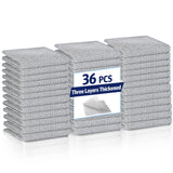 wenbbleyii 36 Pcs New Upgrade 3-Layer Wire Dishwashing Rags Non-Scratch Multipurpose Metal Dish Cloth No Scratches and Odor for Wet and Dry Kitchen