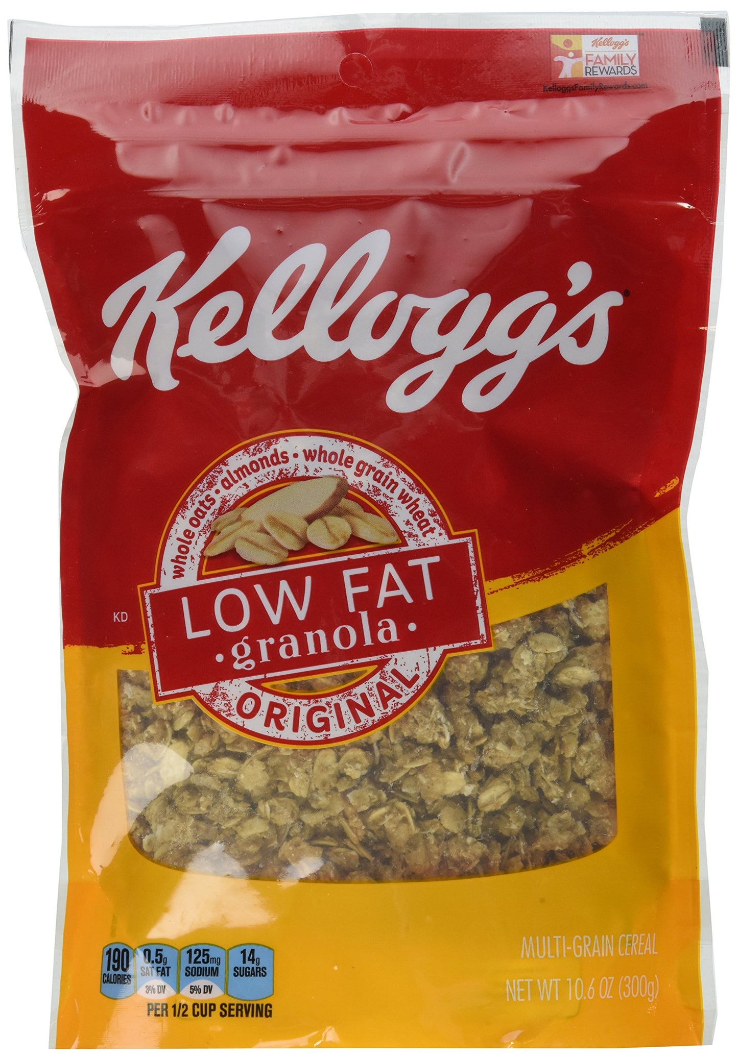 Kellogg's Low Fat Granola (Pack of 4)