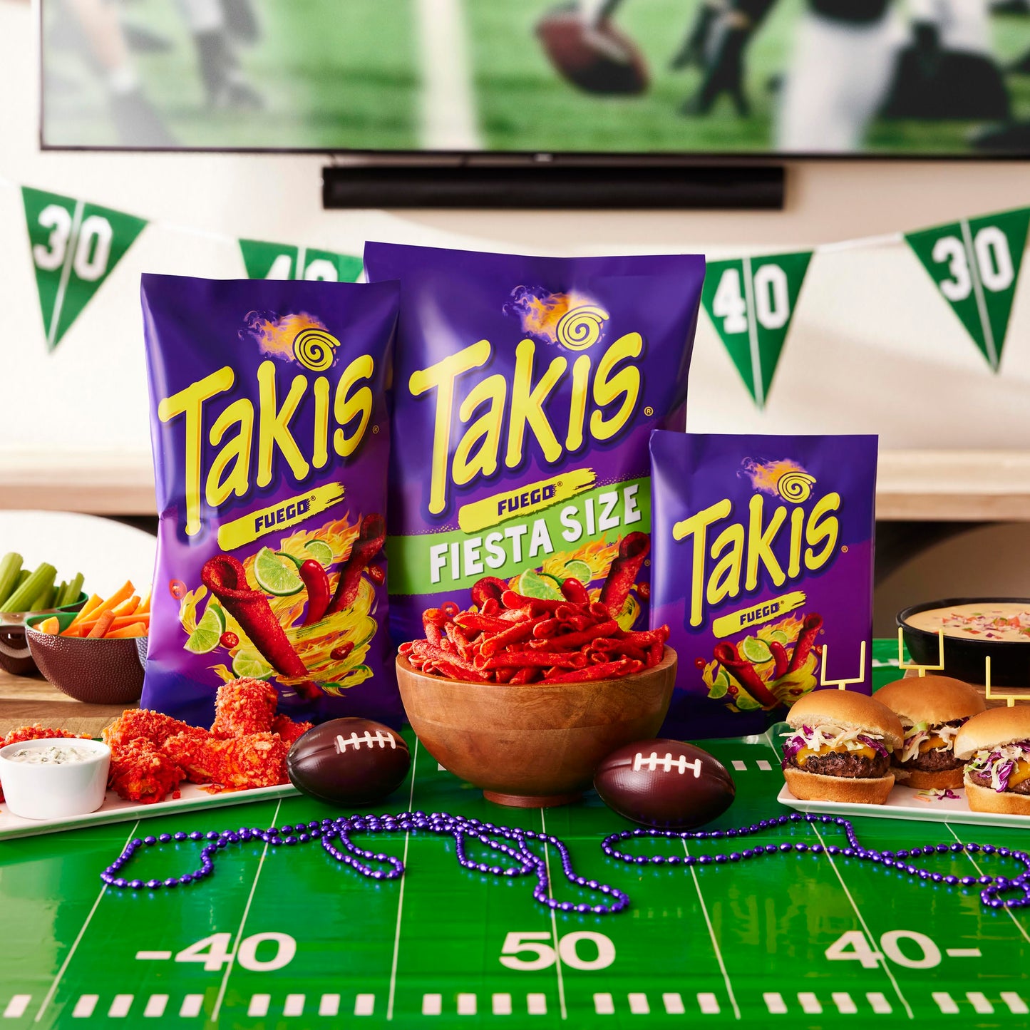 Takis Fuego 17 oz Fiesta Size Hot Chili Pepper & Lime Flavored Extreme Spicy Rolled Corn Tortilla Chips