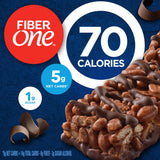 Fiber One 80 Calorie Chewy Bars, Chocolate Peanut Butter, Snack Bars, 5 Ct, 4.1 oz