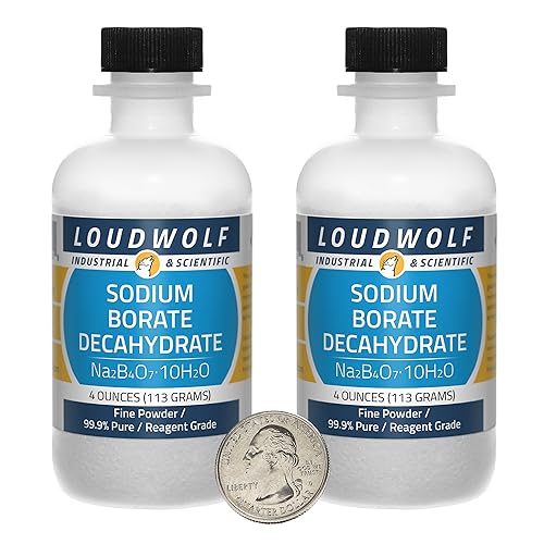 Sodium Borate Decahydrate "Borax" / Fine Powder / 8 Ounces / 99.9% Pure/SHIPS FAST FROM USA