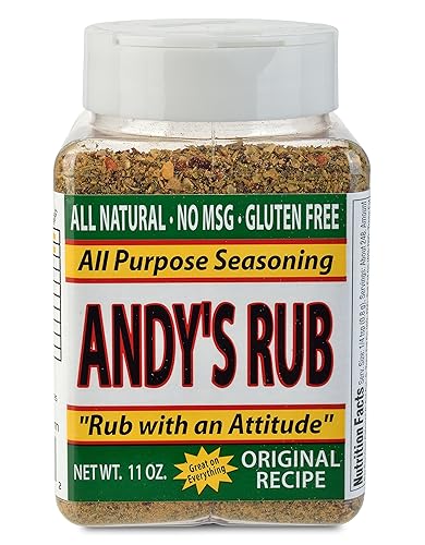 Andy's Rub, an All Natural Rub with Attitude, 11 oz.
