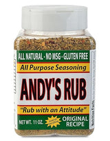 Andy's Rub, an All Natural Rub with Attitude, 11 oz.