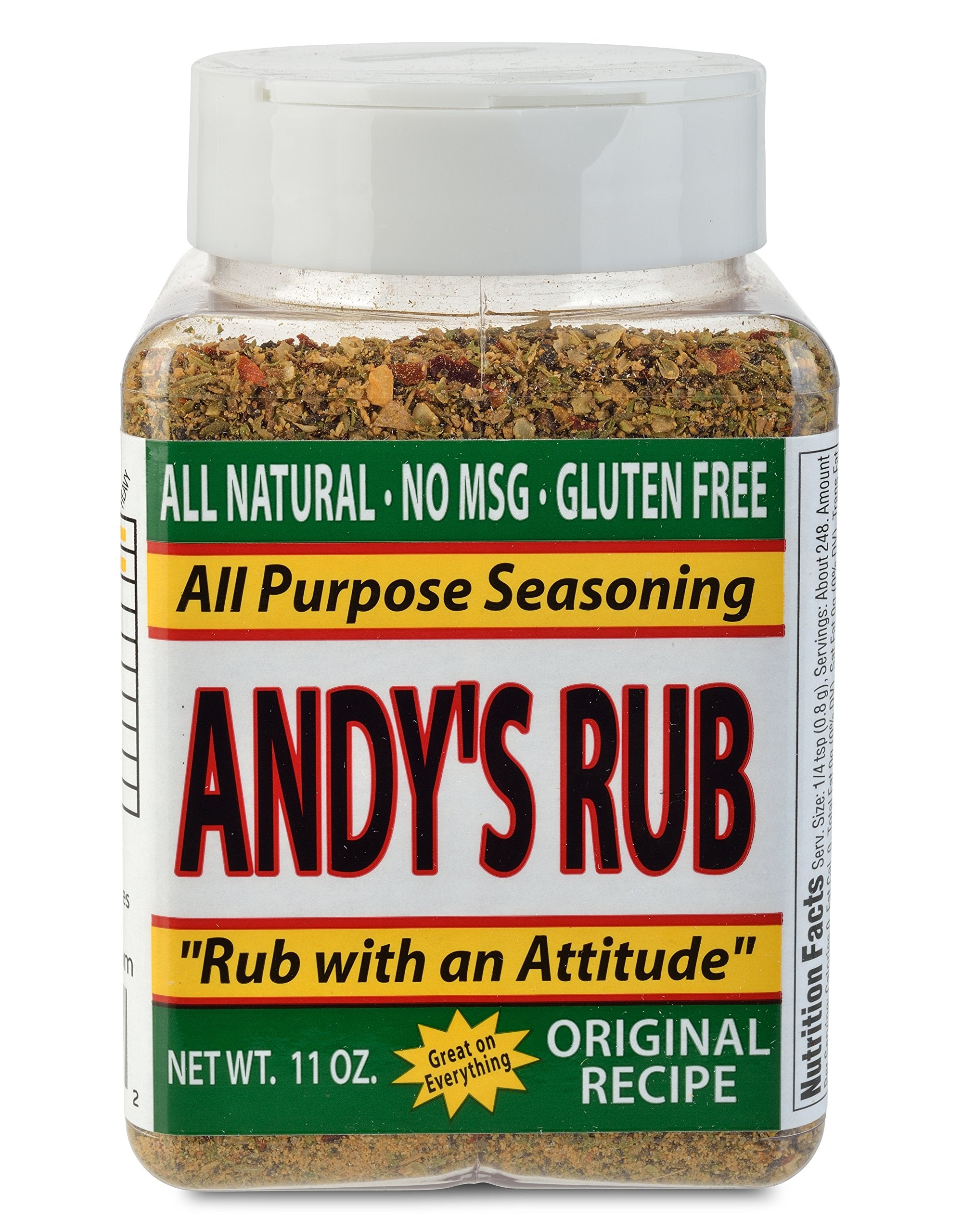 Andy's Rub, an All Natural Rub with Attitude, 11 oz.