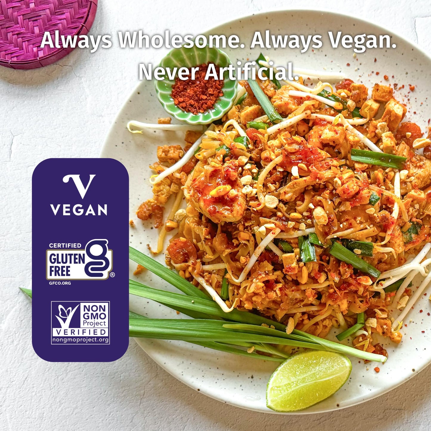 Watcharee‘s Thai Favorites Sauce - Pad Thai | Authentic Thai Stir Fry Sauce, Vegan, Non-GMO, Gluten-Free - Pack of 3, 9.8 fl oz Per Jar