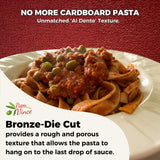 Papa Vince Organic Diabetic Friendly Pasta: Low GI Organic Whole Wheat Italian Pasta Made in Italy from Ancient Heirloom Grain. High Fiber, Slow Carb