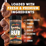 Grillaholics Steak Rub - Brazilian Steakhouse Style Churrasco Seasoning for BBQ, Grilling & Smoking - Bold Blend for Picanha, Ribeye, Beef, Pork