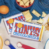 Tony’s Chocolonely Belgian White Chocolate Candy Bar, Pure Chocolate Bars for Snacks, Party Favors, Gifts, Baking, or Gift Basket, Made From Quality