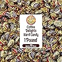 Coffee Delight - 1 Pound Bulk Bag - Coffee Candy Individually Wrapped - Hard Candy, Gluten Free Treat, Made With Real Beans