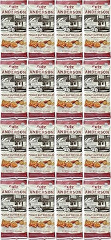 HK Anderson Peanut Butter Filled Pretzel Nuggets, 2.5 Ounce Bag (Pack of 16) Bundled by SUPERDEALS with mystery gift