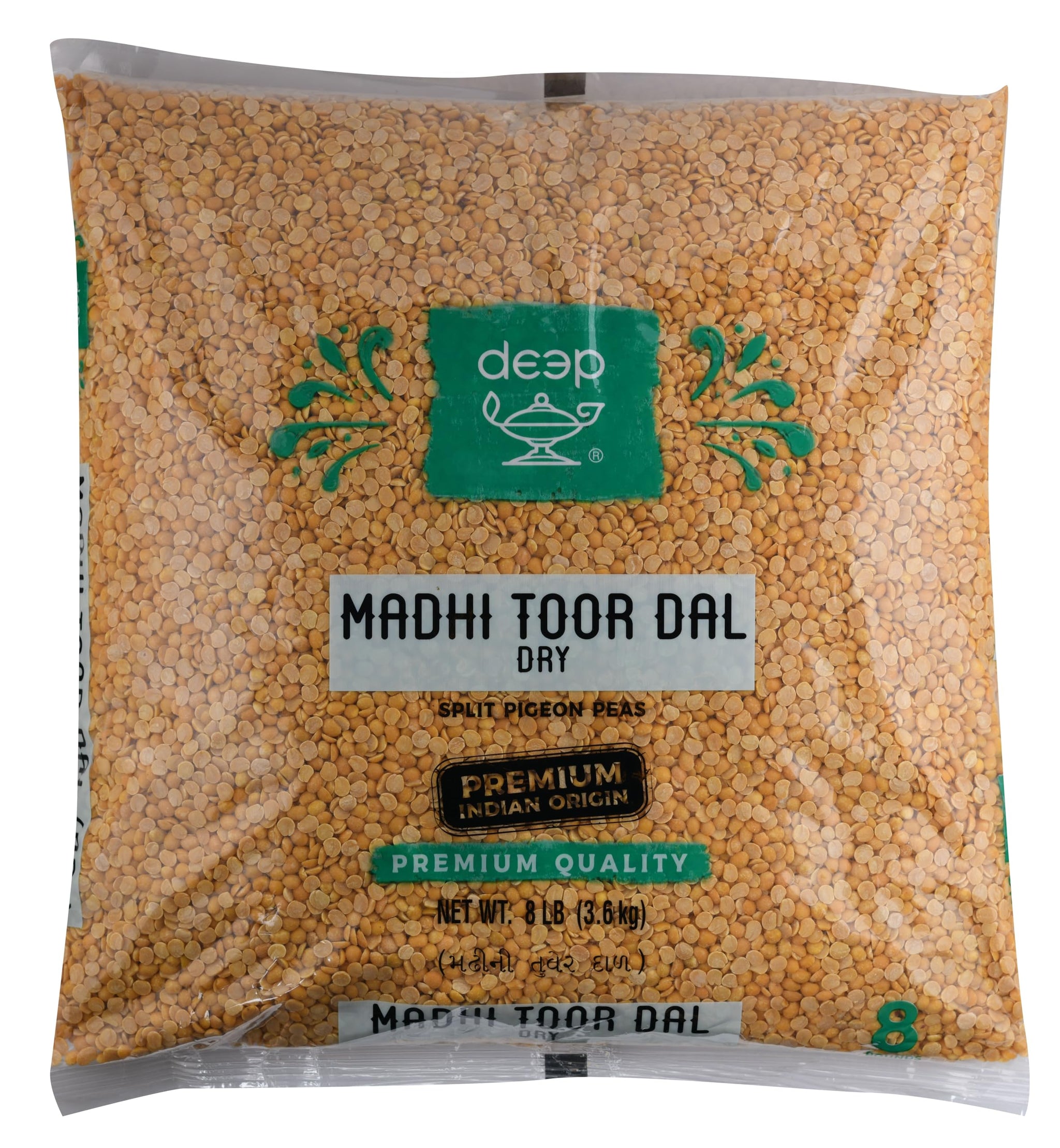 Madhi Toor Dal Dry Premium Indian Origin (8lb)