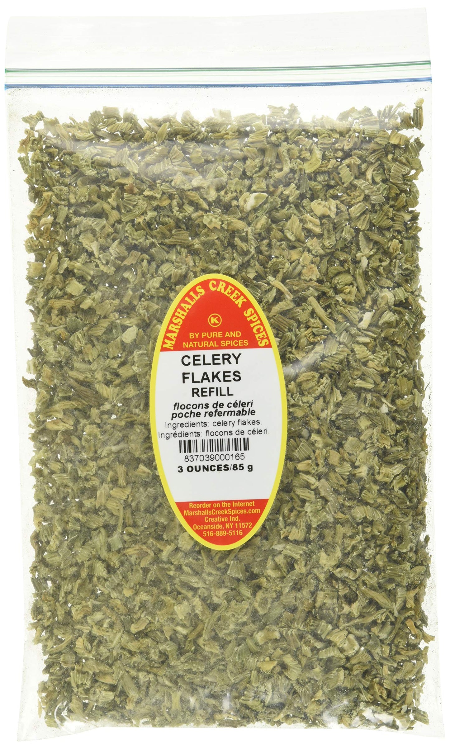Marshall’s Creek Spices Celery Flakes Seasoning Refill, 2 Ounce
