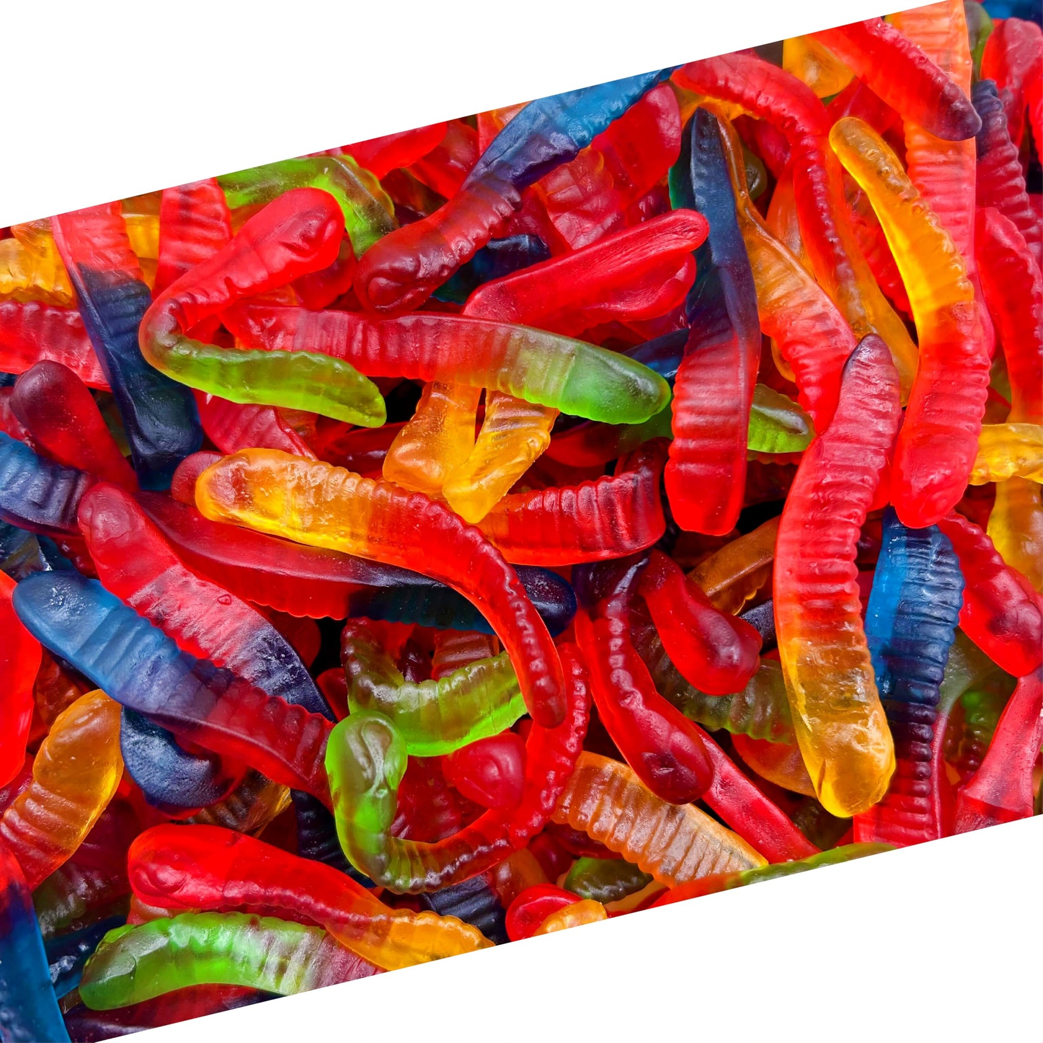Gummy Worms Candy | 1 Pound Bag | Assorted Fruit Flavored | Gummy Candy with Chewy Texture | Classic Gummi Worms for Parties, Snacking and Candy