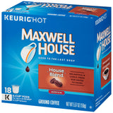 Maxwell House House Blend Keurig K Cup Coffee Pods (18 Count)