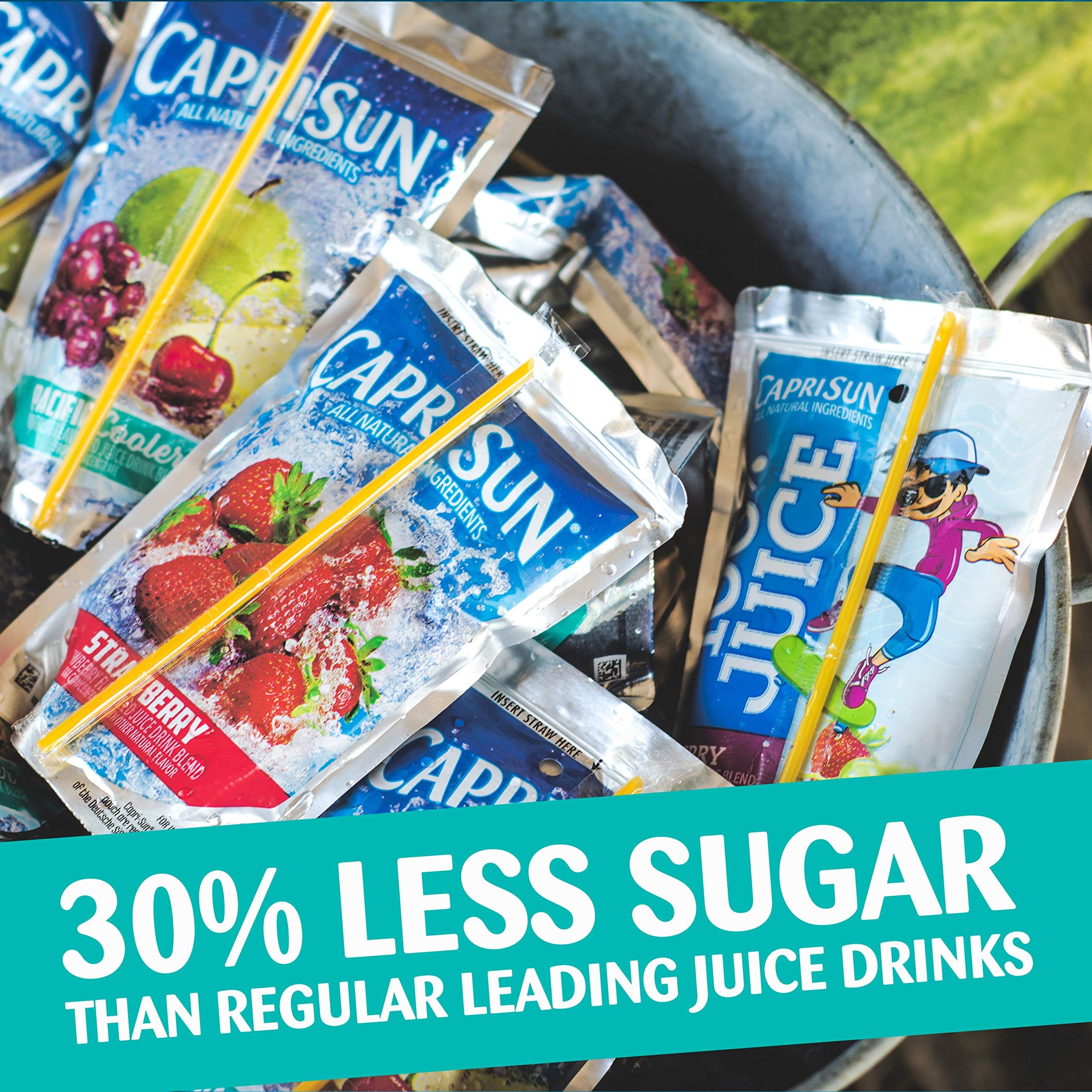 Capri Sun Pacific Cooler Mixed Fruit Flavored Juice Drink Blend, 6 Fl Oz (Pack of 10)
