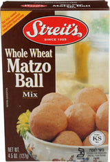 Streits Matzo Ball Mix, Whole wheat, 4.5000-ounces (Pack of6)