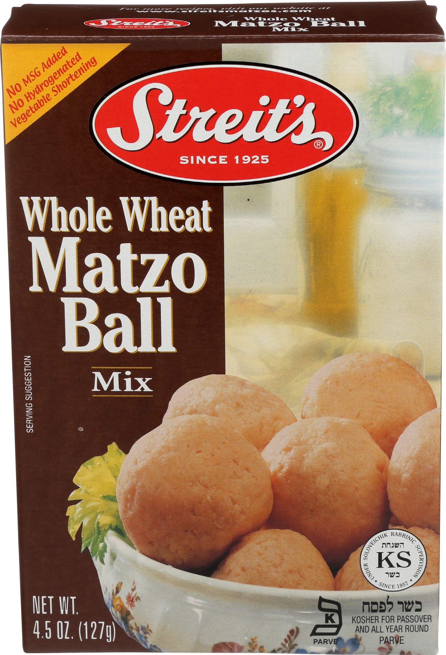 Streits Matzo Ball Mix, Whole wheat, 4.5000-ounces (Pack of6)