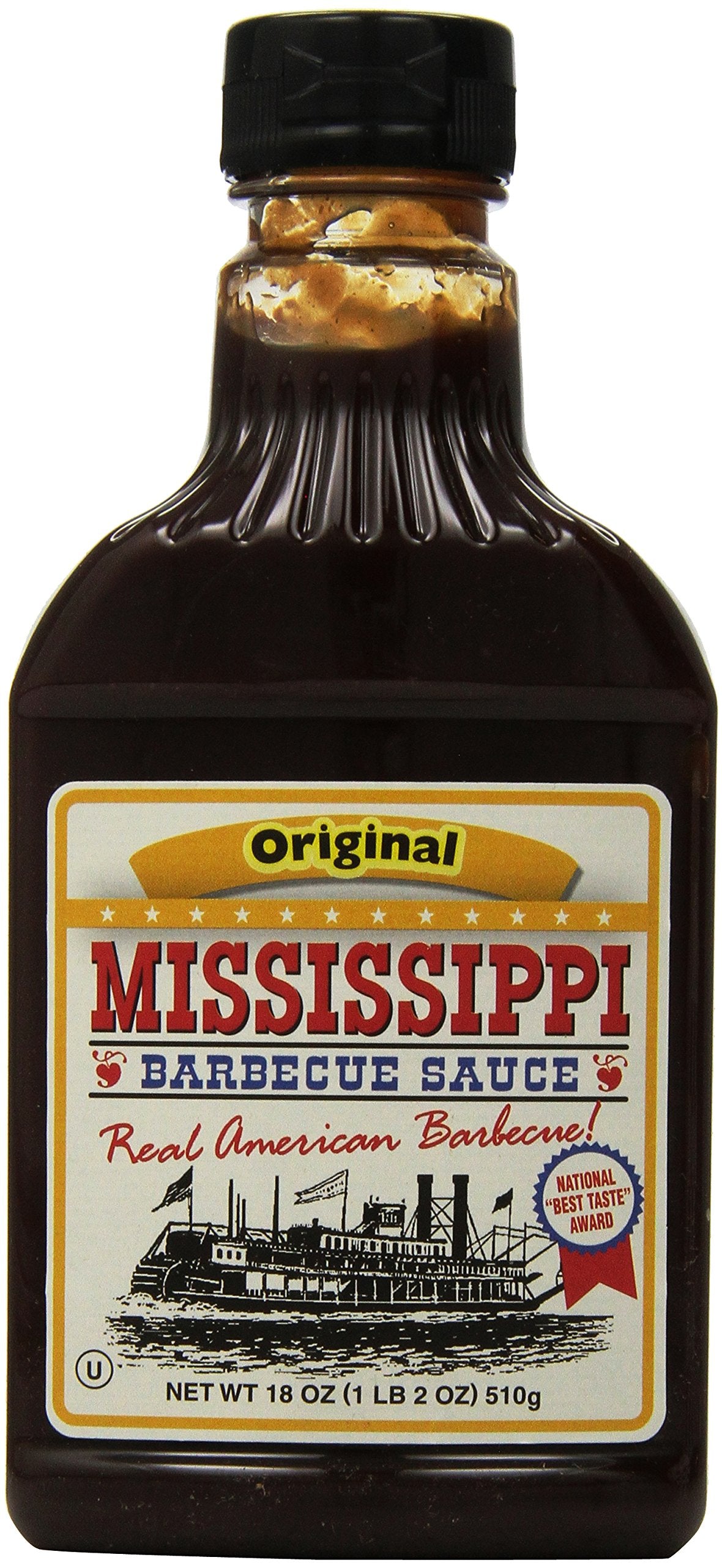 Mississippi BBQ BBQ Sauce, Original, 18-ounces (Pack of6)