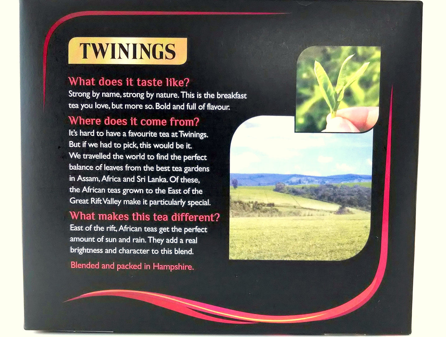 Twinings 1706 English Strong Breakfast Tea, 80 Tea Bags, 250g (Pack of 3)