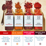 The Mediterranean Dish Everyday Spice Bundle - Allspice, Coriander, Cardamom and Cumin - Essential Mediterranean Pantry Seasonings - Warm, Aromatic