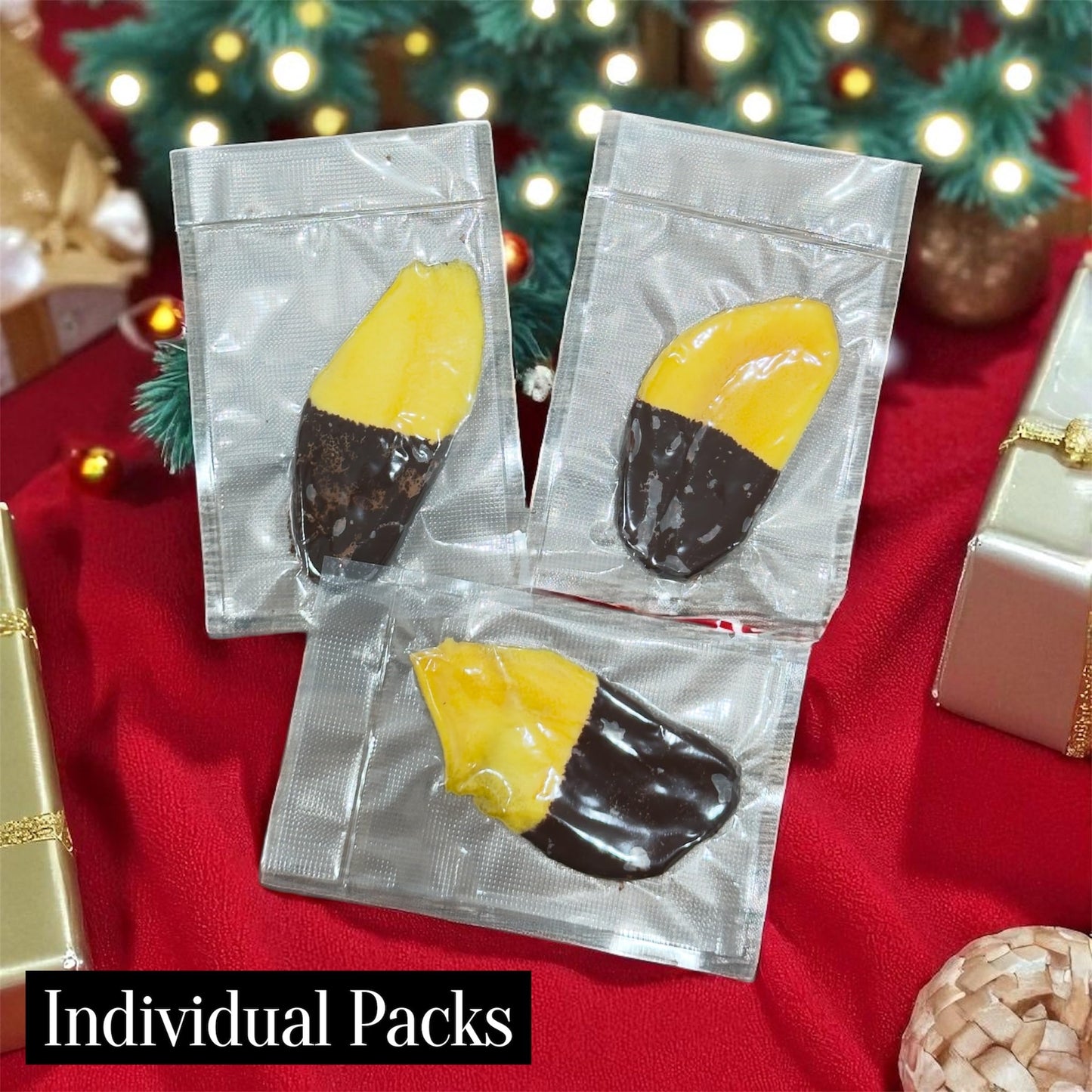 Mango Slices Dipped in Dark Chocolate Dringo Yeses - Premium Dried Mango Snack, Non-GMO, Vegan, Kosher, All-Natural, No Additives, 10.58 oz (300g)