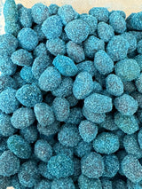 Sour Blue Raspberry Gushers, Viral Tiktok Candy Extremely Sour Gushers/Gummies (1 lb with Extra Sour Powder)