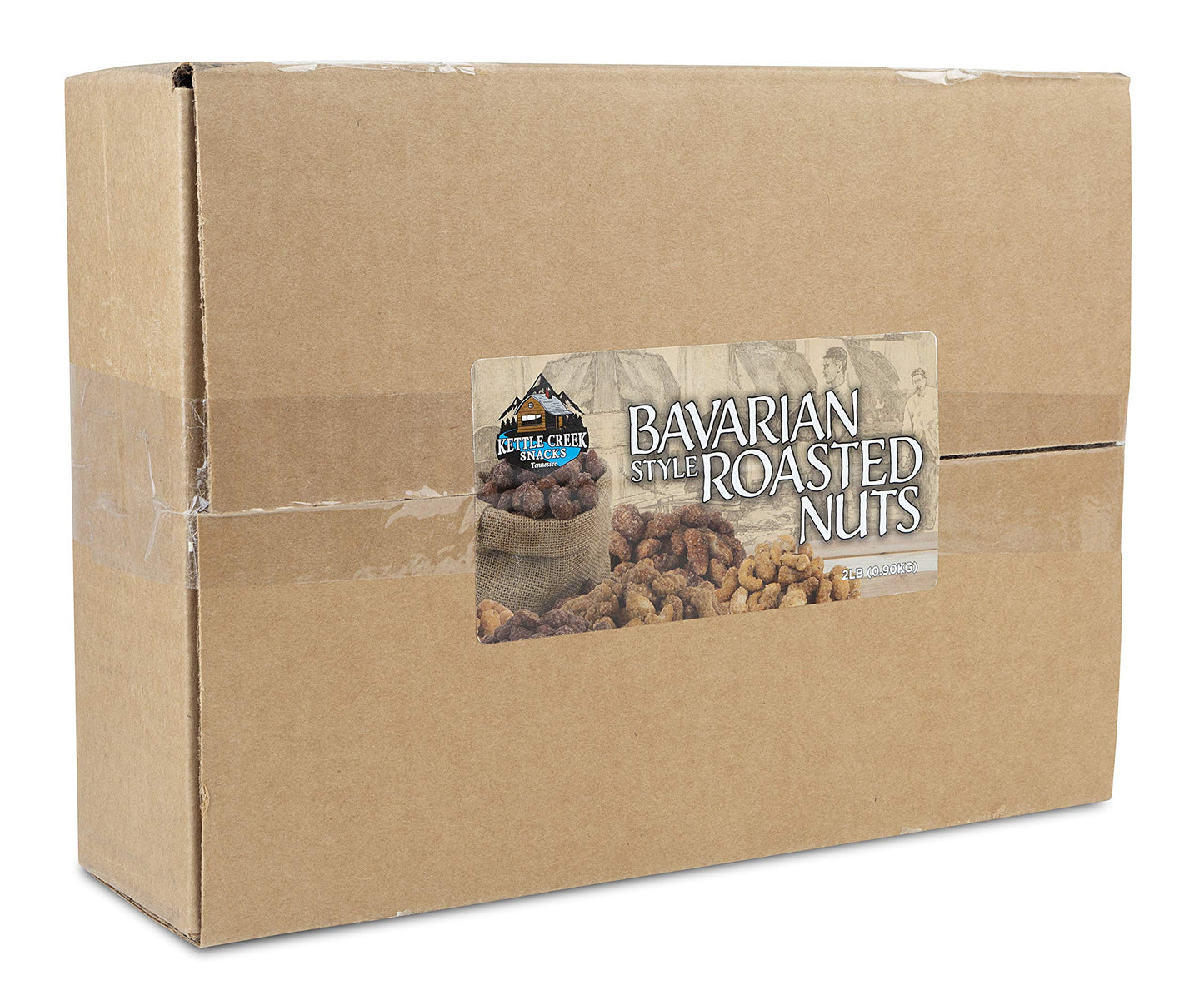 Kettle Creek Snacks Roasted Honey Salt Cashews Non GMO 2 Lb Bag